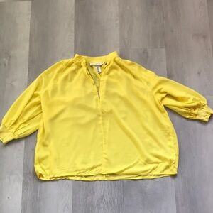 H&M SHIRT LIGHTWEIGHT POPLIN BALLOON SLEEVES WOMENS 6
